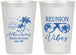 Personalized Family Reunion 12 oz Frosted Cups - Beach | 160034