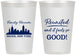 Personalized Family Reunion 12 oz Frosted Cups - New York | 160039