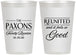 Personalized Family Reunion 12 oz Frosted Cups - Reunited Feels So Good | 160052