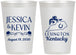 Personalized Wedding 12 oz Frosted Cups - Kentucky | 166
