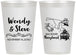 Personalized Wedding 12 oz Frosted Cups - Maryland | 169