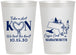 Personalized Wedding 12 oz Frosted Cups - Massachusetts | 170
