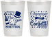Personalized New Years 12 oz Frosted Cups - 2027 Confetti | 170003