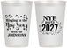 Personalized New Years 12 oz Frosted Cups - 2027 Ringing In | 170013