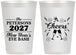 Personalized New Years 12 oz Frosted Cups - 2027 Cheers | 170017