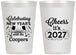 Personalized New Years 12 oz Frosted Cups - 2027 Cheers | 170024
