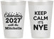 Personalized New Years 12 oz Frosted Cups - 2027 Nye | 170025