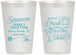 Personalized Family Vacation 12 oz Frosted Cups - Beach Toes In The Sand | 180000