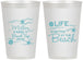 Personalized Family Vacation 12 oz Frosted Cups - Life Is Better At The Beach | 180001