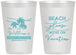 Personalized Family Vacation 12 oz Frosted Cups - Beach Please | 180004