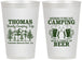 Personalized Family Vacation 12 oz Frosted Cups - Camping Park | 180013