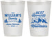 Personalized Family Vacation 12 oz Frosted Cups - Mountains | 180022