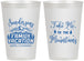 Personalized Family Vacation 12 oz Frosted Cups - Ski Trip Peaks | 180023