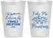 Personalized Family Vacation 12 oz Frosted Cups - Mountains | 180024