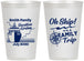 Personalized Family Vacation 12 oz Frosted Cups - Oh Ship Cruise | 180030
