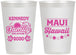 Personalized Family Vacation 12 oz Frosted Cups - Hawaii | 180040