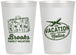 Personalized Family Vacation 12 oz Frosted Cups - Road Trip Plane | 180052