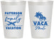 Personalized Family Vacation 12 oz Frosted Cups - Vaca Mode Trip | 180054