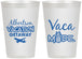 Personalized Family Vacation 12 oz Frosted Cups - Vacay Vibes Trip | 180055