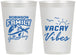 Personalized Family Vacation 12 oz Frosted Cups - Vacay Vibes | 180057