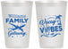 Personalized Family Vacation 12 oz Frosted Cups - Life Is Good At The Beach | 180058