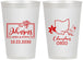 Personalized Wedding 12 oz Frosted Cups - Ohio | 184
