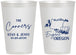 Personalized Wedding 12 oz Frosted Cups - Oregon | 186