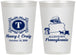 Personalized Wedding 12 oz Frosted Cups - Pennsylvania | 187