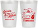 Personalized Wedding 12 oz Frosted Cups - Tennessee | 191