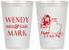 Personalized Wedding 12 oz Frosted Cups - Utah | 193