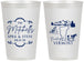 Personalized Wedding 12 oz Frosted Cups - Vermont | 194