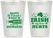 Personalized St Patricks Day 12 oz Frosted Cups - Irish My Liver Hurts | 200000