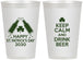 Personalized St Patricks Day 12 oz Frosted Cups - Clover Irish | 200005