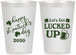 Personalized St Patricks Day 12 oz Frosted Cups - Lucked Up | 200007