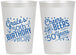 Personalized Birthday 12 oz Frosted Cups - Cheers Beers To 50 Years | 20003