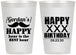 Personalized Birthday 12 oz Frosted Cups - 30th | 20013