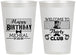 Personalized Birthday 12 oz Frosted Cups - 30th | 20018