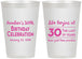 Personalized Birthday 12 oz Frosted Cups - 30th The Last 29 Years | 20019