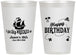 Personalized Birthday 12 oz Frosted Cups - 18th Shipwrecked | 20028
