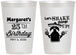 Personalized Birthday 12 oz Frosted Cups - 25th Fiesta | 20035