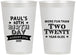 Personalized Birthday 12 oz Frosted Cups - 40th | 20045