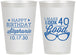 Personalized Birthday 12 oz Frosted Cups - 40th | 20048