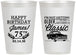 Personalized Birthday 12 oz Frosted Cups - 75th Classic Car | 20055