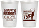Personalized Birthday 12 oz Frosted Cups - 75th Hunting | 20063