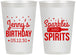 Personalized Birthday 12 oz Frosted Cups - Sparkles Spirits | 20083