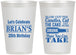 Personalized Birthday 12 oz Frosted Cups - 25th | 20100