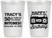 Personalized Birthday 12 oz Frosted Cups - 50th Cassette Tape | 20118