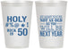 Personalized Birthday 12 oz Frosted Cups - 50th | 20120