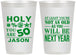 Personalized Birthday 12 oz Frosted Cups - 50th | 20122