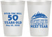 Personalized Birthday 12 oz Frosted Cups - 50th Over The Hill | 20124